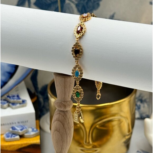 🆕 CRYSTAL HAZE 🧿 NWT Rainbow Evil Eye Bracelet - Picture 12 of 16